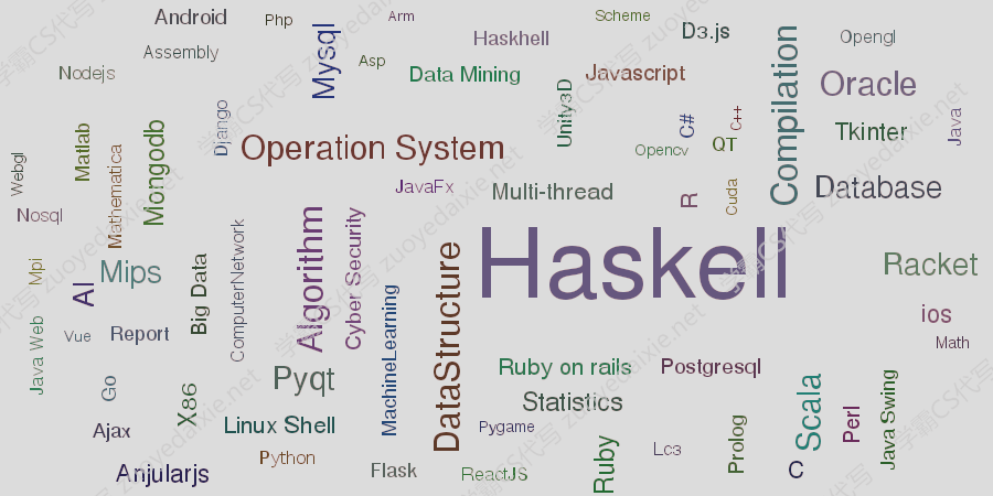 haskell代写 代写haskell